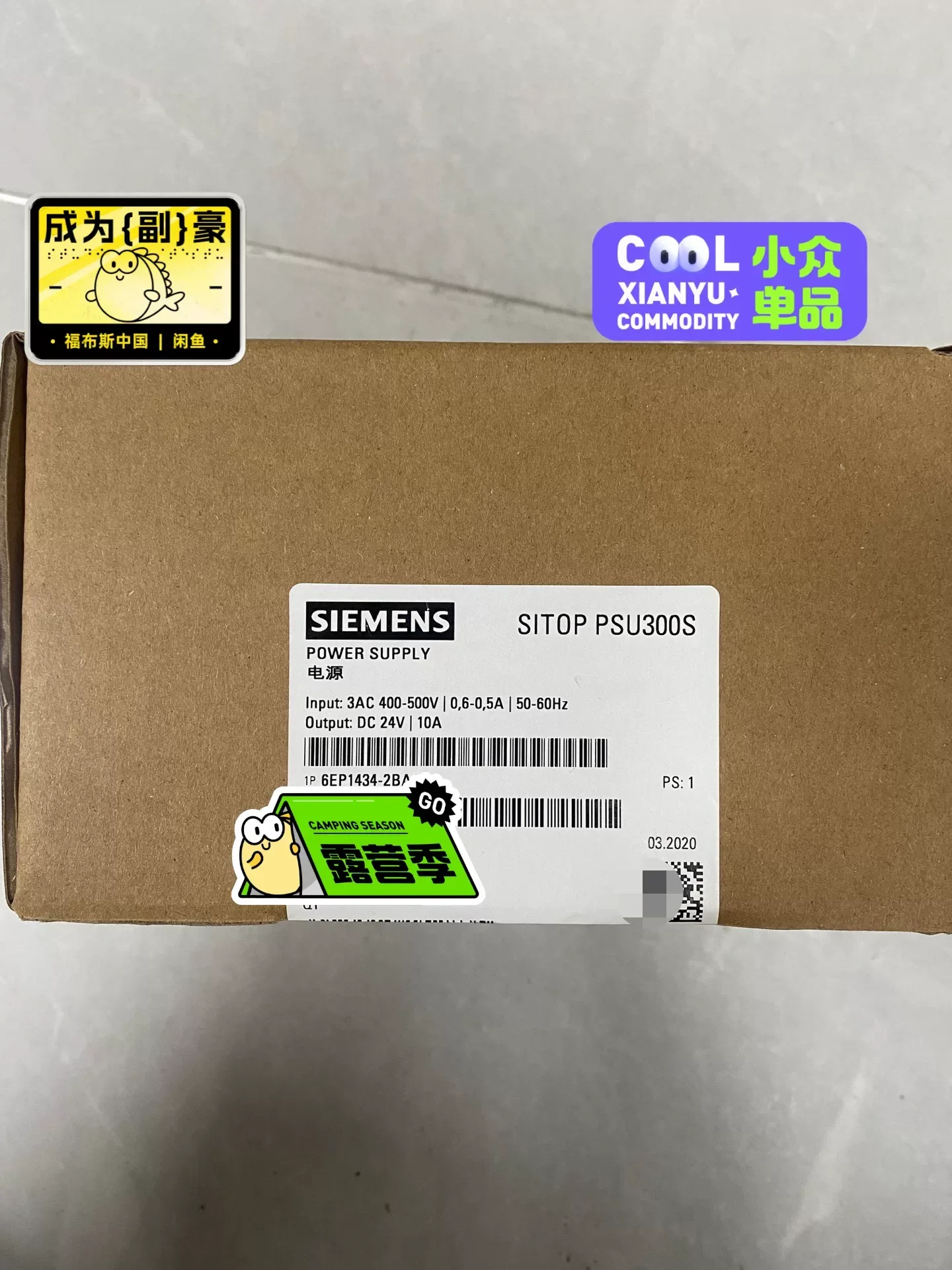 Siemens 6EP1434-2BA10 Power Electronics Module product photo 1