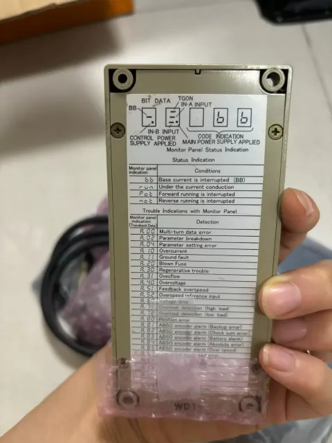 Yaskawa JUSP-OP02A Motor & Drive Component — product photo 2 of 8