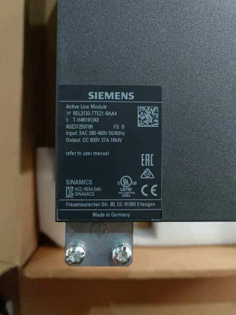 Siemens 6SL3130-7TE21-6AA4 Industrial Automation Component product photo 6