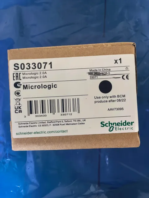Schneider Electric Micrologic 2.0A / 33071 Industrial Automation Component product photo 4
