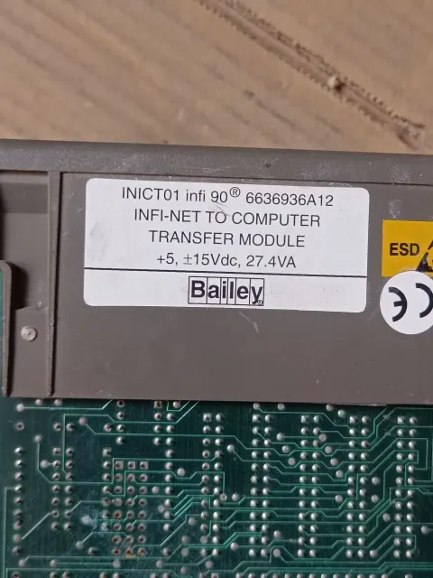 Bailey / ABB INICT01 Industrial Automation Component product photo 2