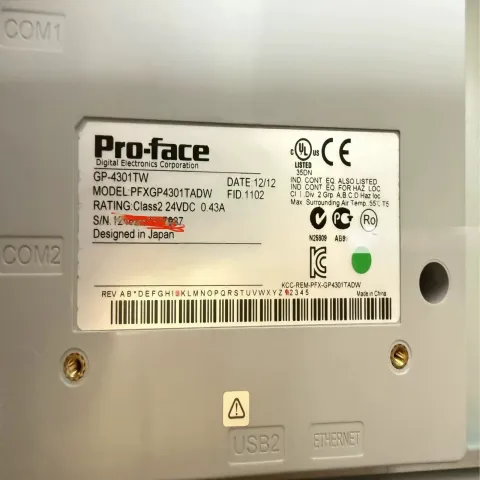 Pro-face PFXGP4301TADW / GP-4301TW Industrial Automation Component product photo 1