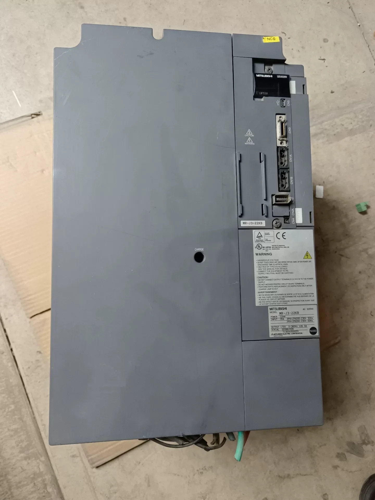 Mitsubishi Electric MR-J3-22KB Motor & Drive Component product photo 1