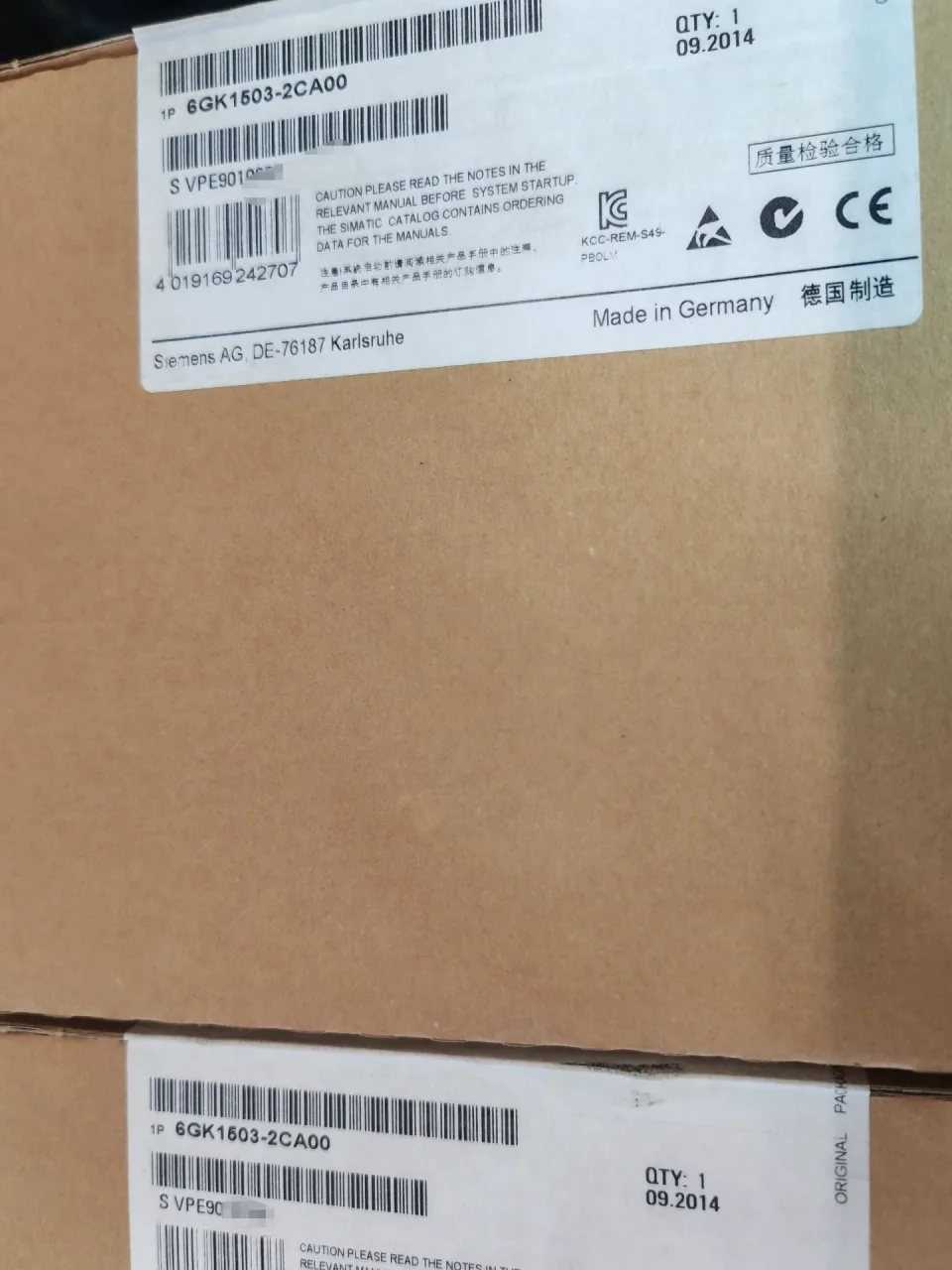 Siemens 6GK1503-2CA00 Industrial Automation Component — product photo 1 of 3