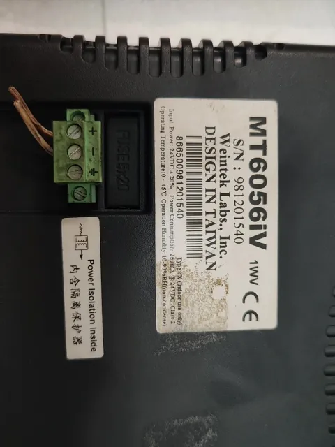 Weintek / 威纶通 MT6056iV 1WV Industrial Automation Component product photo 3