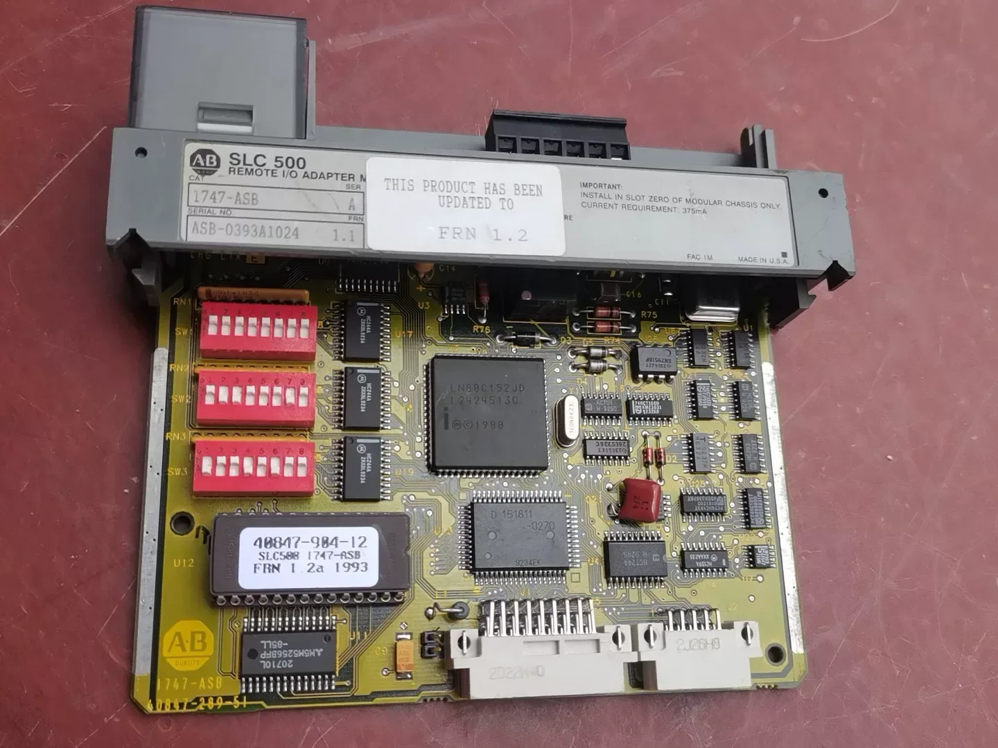 Allen-Bradley 1747-ASB Series A FRN 1.2 I/O Module product photo 1