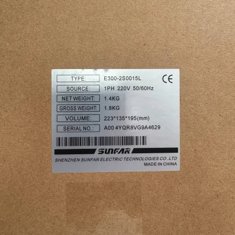 SUNFAR / 四方 E300-2S0015L Motor & Drive Component product photo 2
