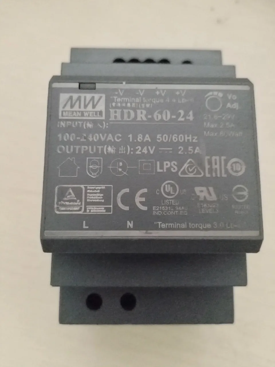 Mean Well HDR-60-24 Power Electronics Module product photo 1