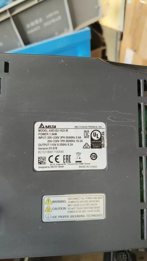 Delta ASD-B2-1521-B; ECMA-E21315RS Motor & Drive Component product photo 4