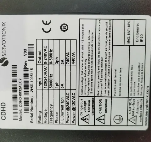 Servotronix CDHD-0032AEC2 Motor & Drive Component product photo 2