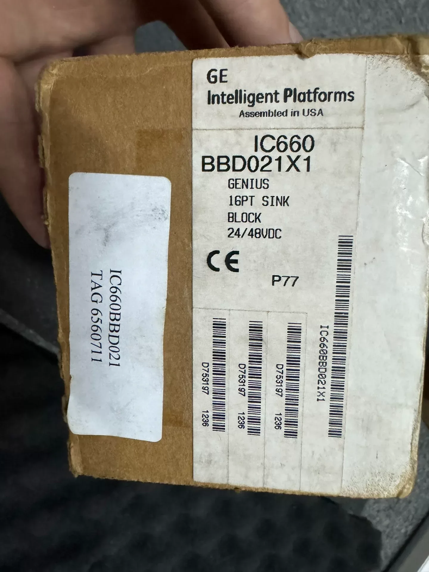 White Label IC660BBD021X1 I/O Module product photo 1
