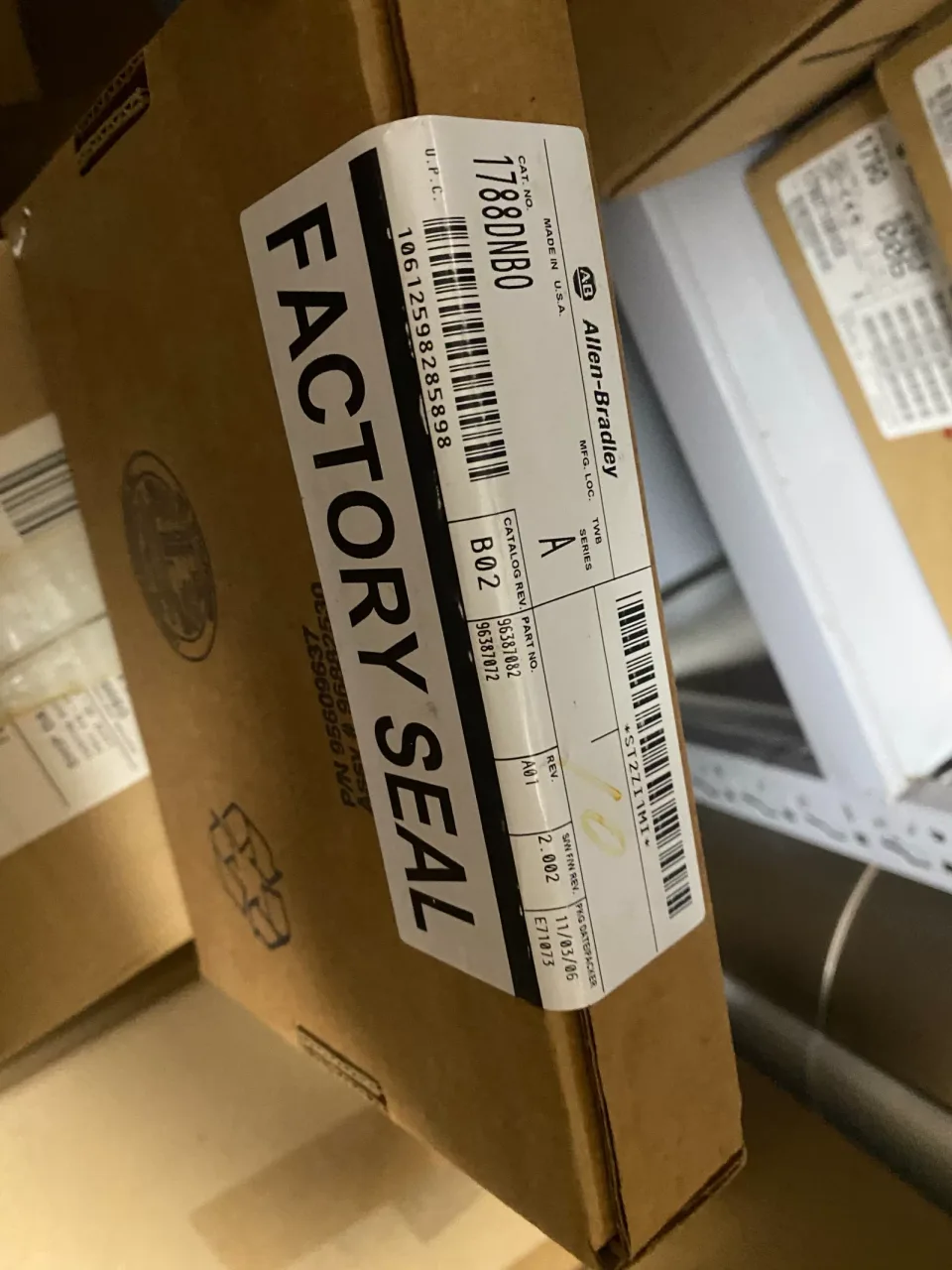 Allen-Bradley 1788-DNBO Industrial Automation Component — product photo 1 of 3