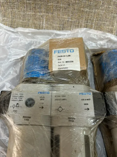 Festo LFR-D-MIDI; LOE-D-MIDI; PAGN-50-1,6M-G1/4 Industrial Automation Component product photo 2