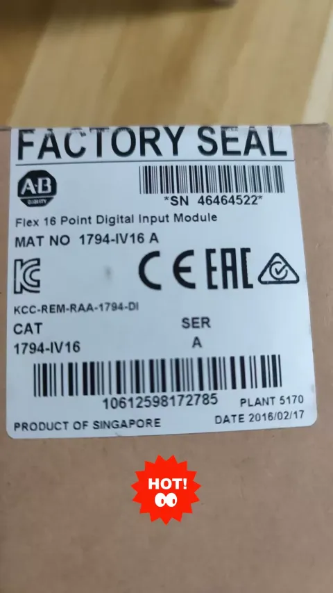 Allen-Bradley 1794-IV16 Series A I/O Module product photo 1