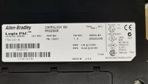 Allen-Bradley / Rockwell Automation 1756-L61/B PLC Module product photo 3