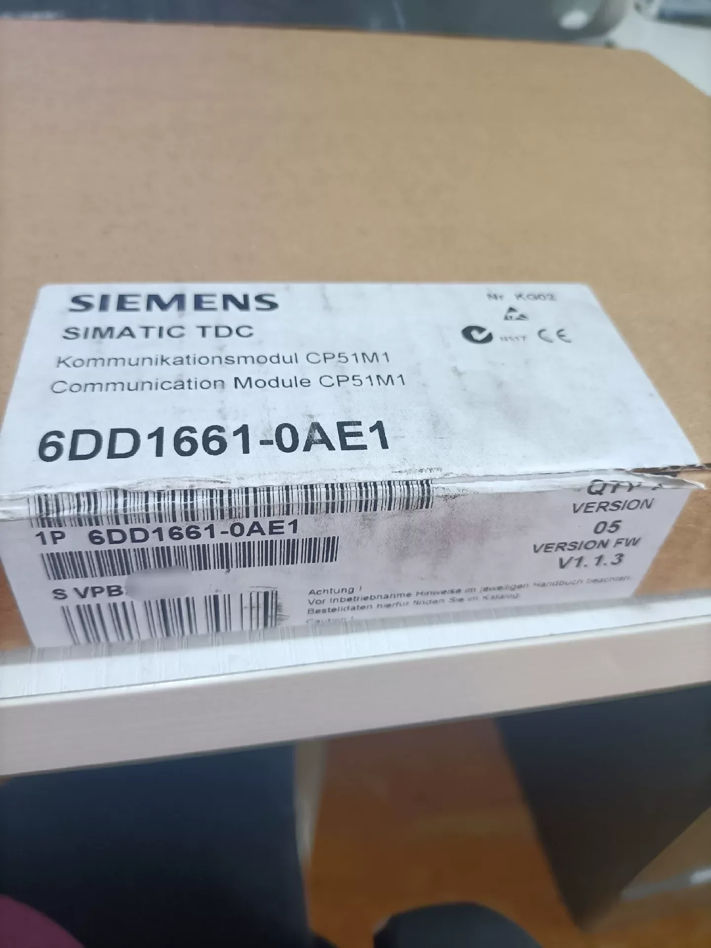 Siemens 6DD1661-0AE1 Industrial Automation Component product photo 1