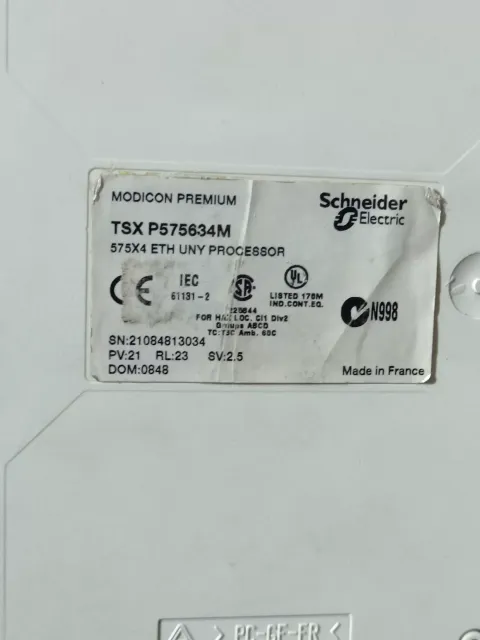 Schneider Electric / Modicon TSXP575634M Industrial Automation Component product photo 2
