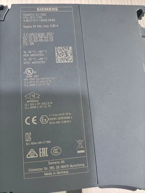 Siemens 6ES7 511-1AK02-0AB0 PLC Module — product photo 26 of 32