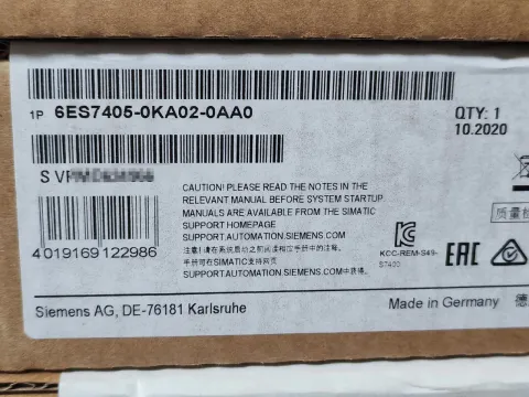 Siemens 6ES7405-0KA02-0AA0 Power Electronics Module — product photo 5 of 6