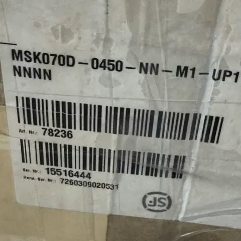 Bosch Rexroth MSK070D-0450-NN-M1-UP1-NNNN Motor & Drive Component product photo 3