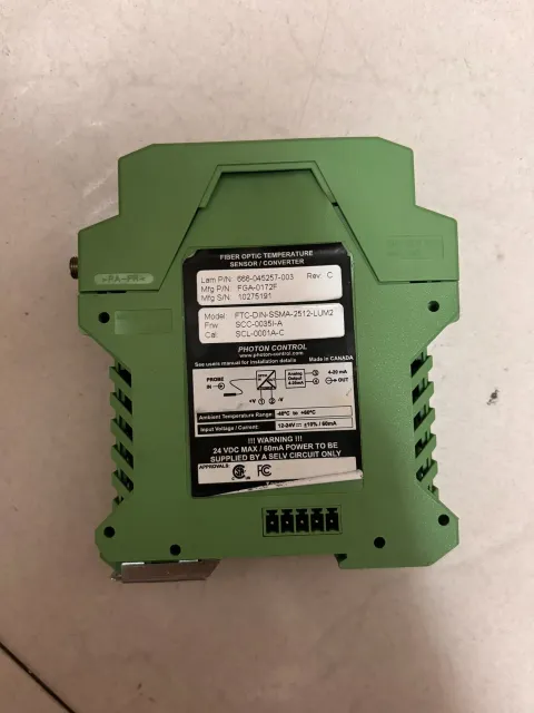 Photon Control FTC-DIN-SSMA-2512-LUM2 Industrial Sensor product photo 2