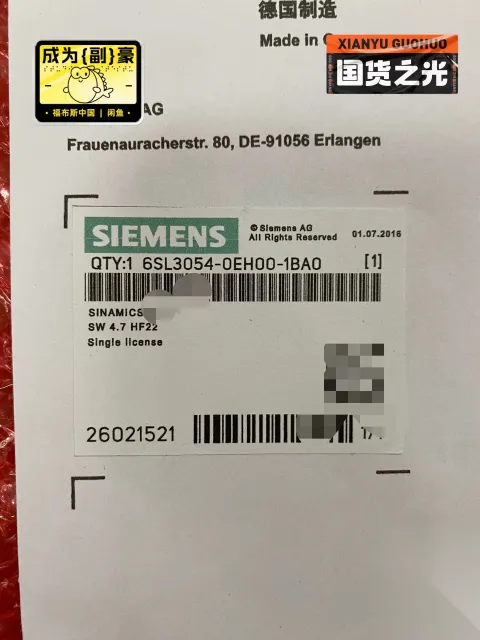 Siemens 6SL3054-0EH00-1BA0 Industrial Automation Component product photo 1