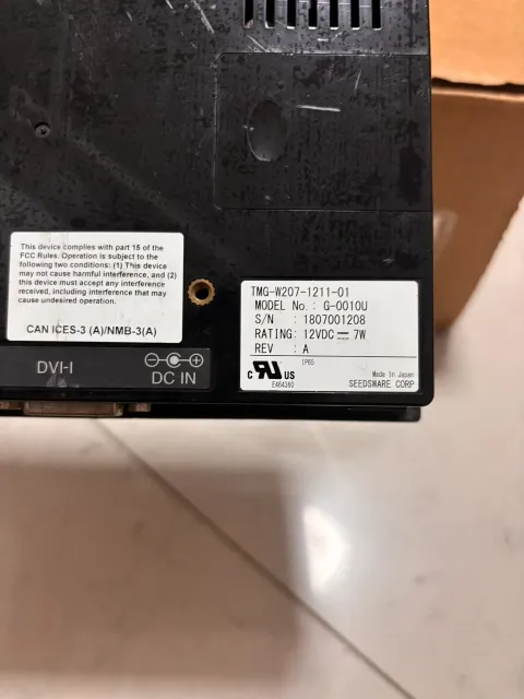SEEDWARE TMG-W207-1211-01 Industrial Automation Component product photo 3