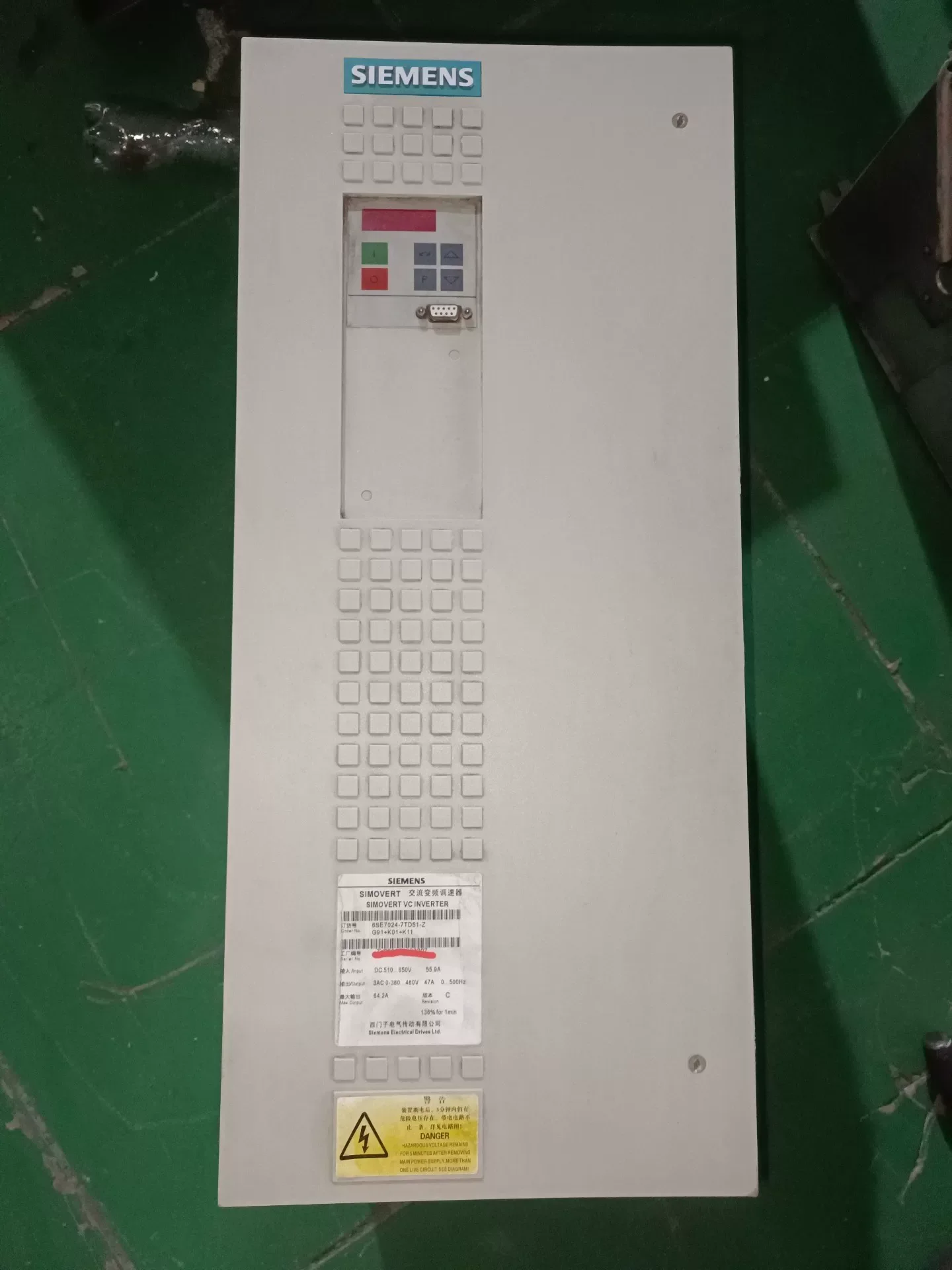 Siemens 6SE7024-7TD51-Z Motor & Drive Component product photo 1