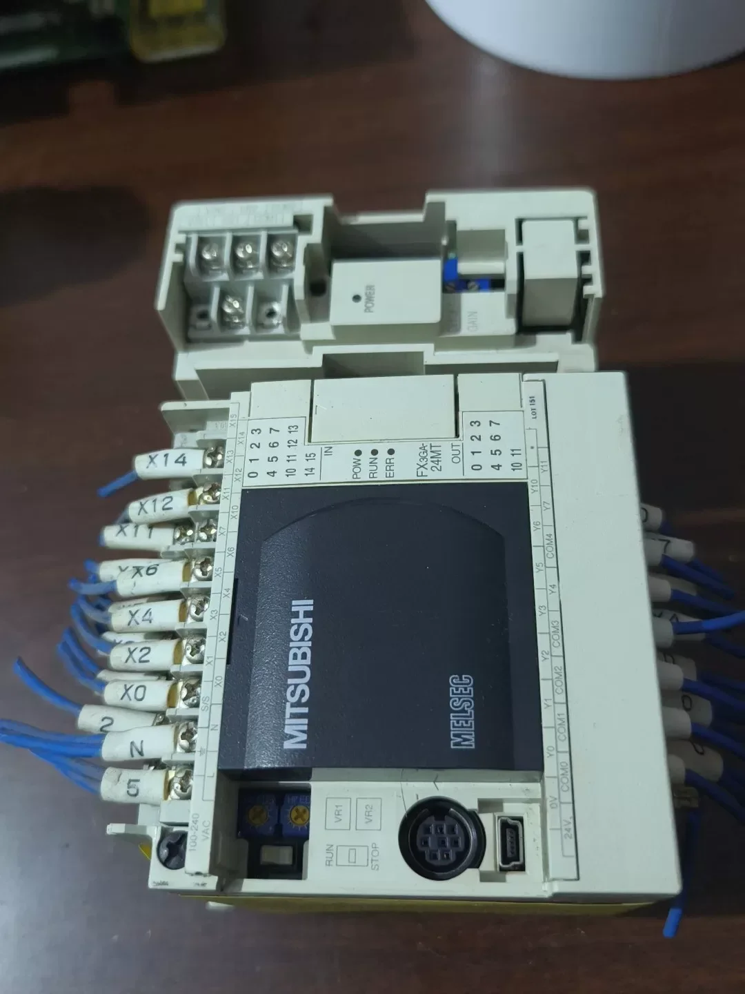 Mitsubishi Electric FX3GA-24MT / FX2N-2AD PLC Module product photo 1
