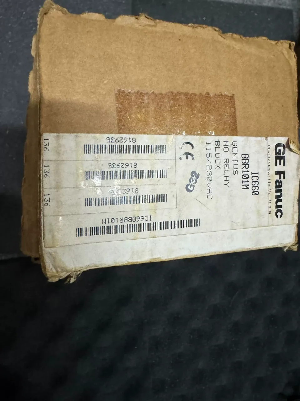 GE Fanuc IC660BBR101M Industrial Relay product photo 1