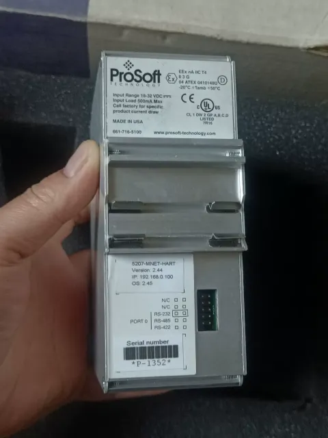 ProSoft Technology 5207-MNET-HART Industrial Automation Component product photo 4