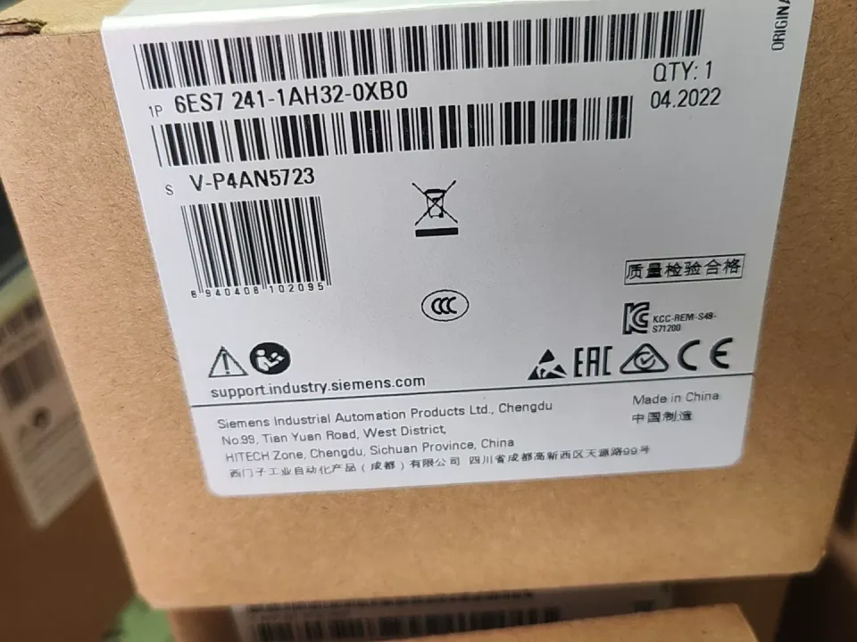 Siemens 6ES7 241-1AH32-0XB0 Industrial Automation Component product photo 1