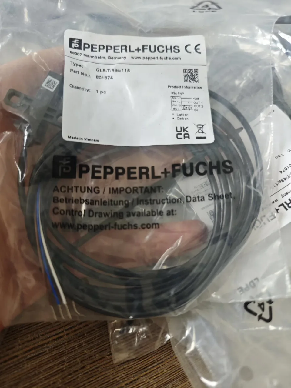 Pepperl+Fuchs GL5-T/43a/115 Industrial Sensor product photo 1