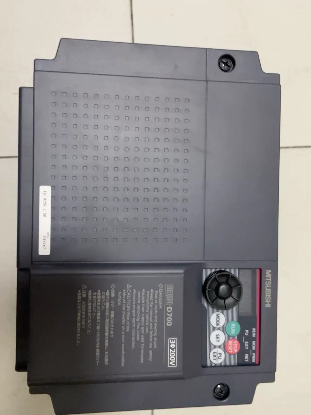 Mitsubishi Electric FR-D720-7.5K Motor & Drive Component product photo 1