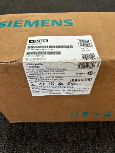 Siemens 6SL3210-5BE15-5UV1 Motor & Drive Component product photo 3