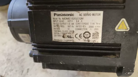 Panasonic MDDHT5540CA1; MDDHT5540; MDME152GCGM; MHME152GCGM; MDME152GCH Motor & Drive Component product photo 5