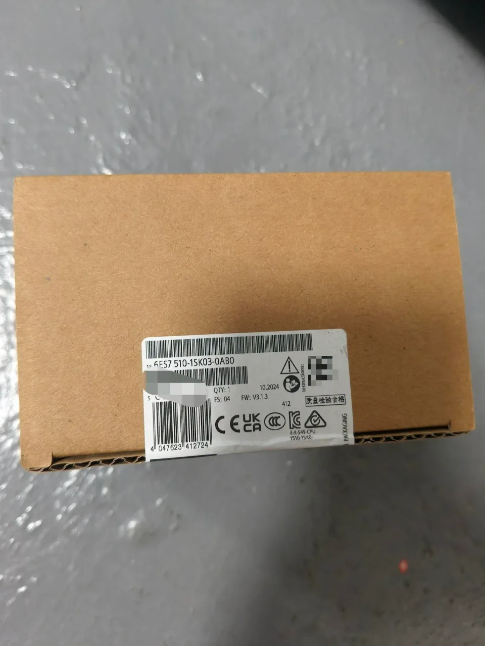 Siemens 6ES7510-1SK03-0AB0 Industrial Automation Component product photo 1