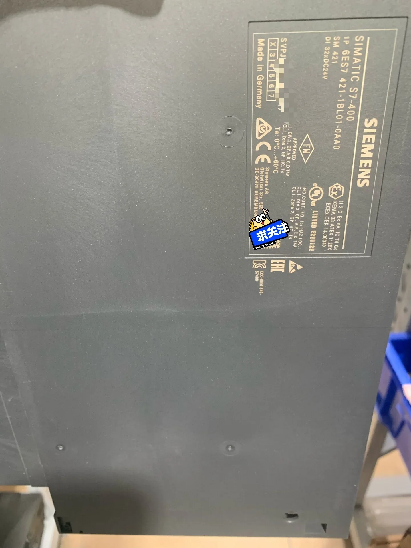 Siemens 6ES7421-1BL00-0AA0 Industrial Automation Component — product photo 1 of 2