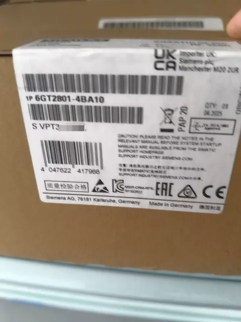 Siemens 6GT2801-4BA10 Industrial Automation Component product photo 1