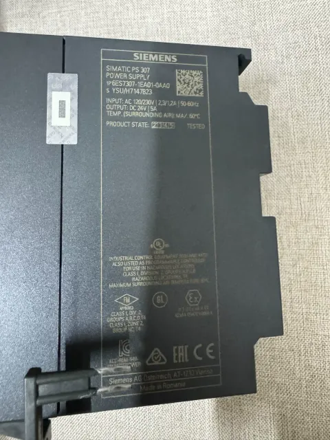 Siemens 6ES7 307-1EA01-0AA0 Power Electronics Module — product photo 9 of 19