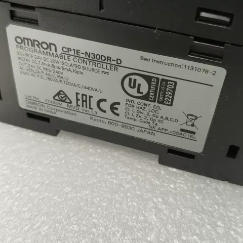 White Label CP1E-N30DR-D + 2× CP1W-20EDR1 PLC Module product photo 4