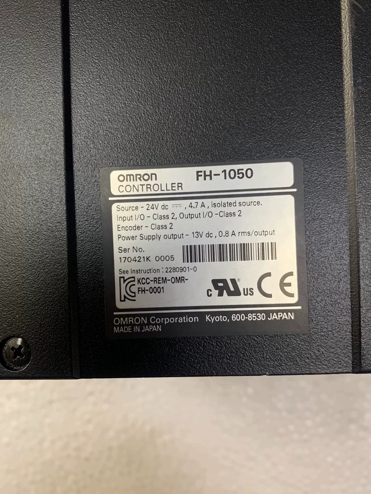 OMRON FH-1050 Industrial Control Board product photo 1