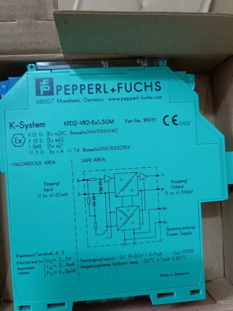 Pepperl+Fuchs KFD2-VR2-Ex1.50M Industrial Automation Component — product photo 13 of 17