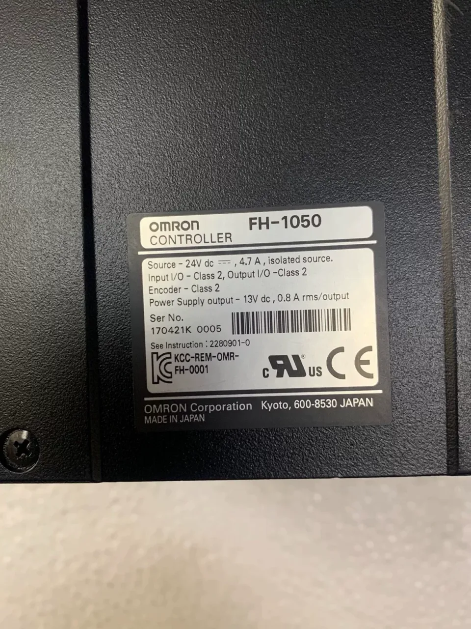 OMRON FH-1050 Industrial Control Board product photo 1