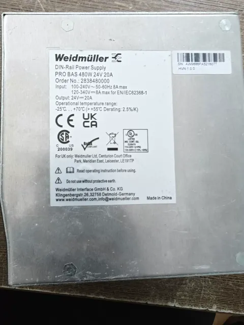 Weidmüller 2838480000 Power Electronics Module product photo 2