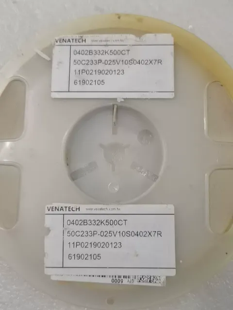 VENATECH 0402B332K500CT Industrial Automation Component — product photo 4 of 7