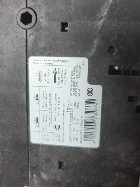 Siemens 3RV5041-4MA10 Motor & Drive Component product photo 2