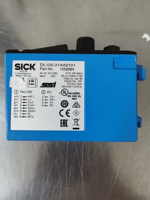 SICK DL100-21AA2101 / 1052684 Industrial Sensor product photo 2
