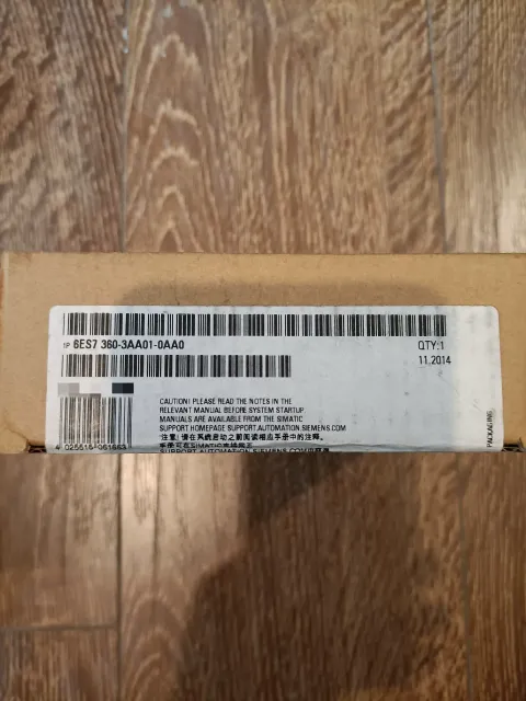 Siemens 6ES7 360-3AA01-0AA0 Industrial Automation Component product photo 1
