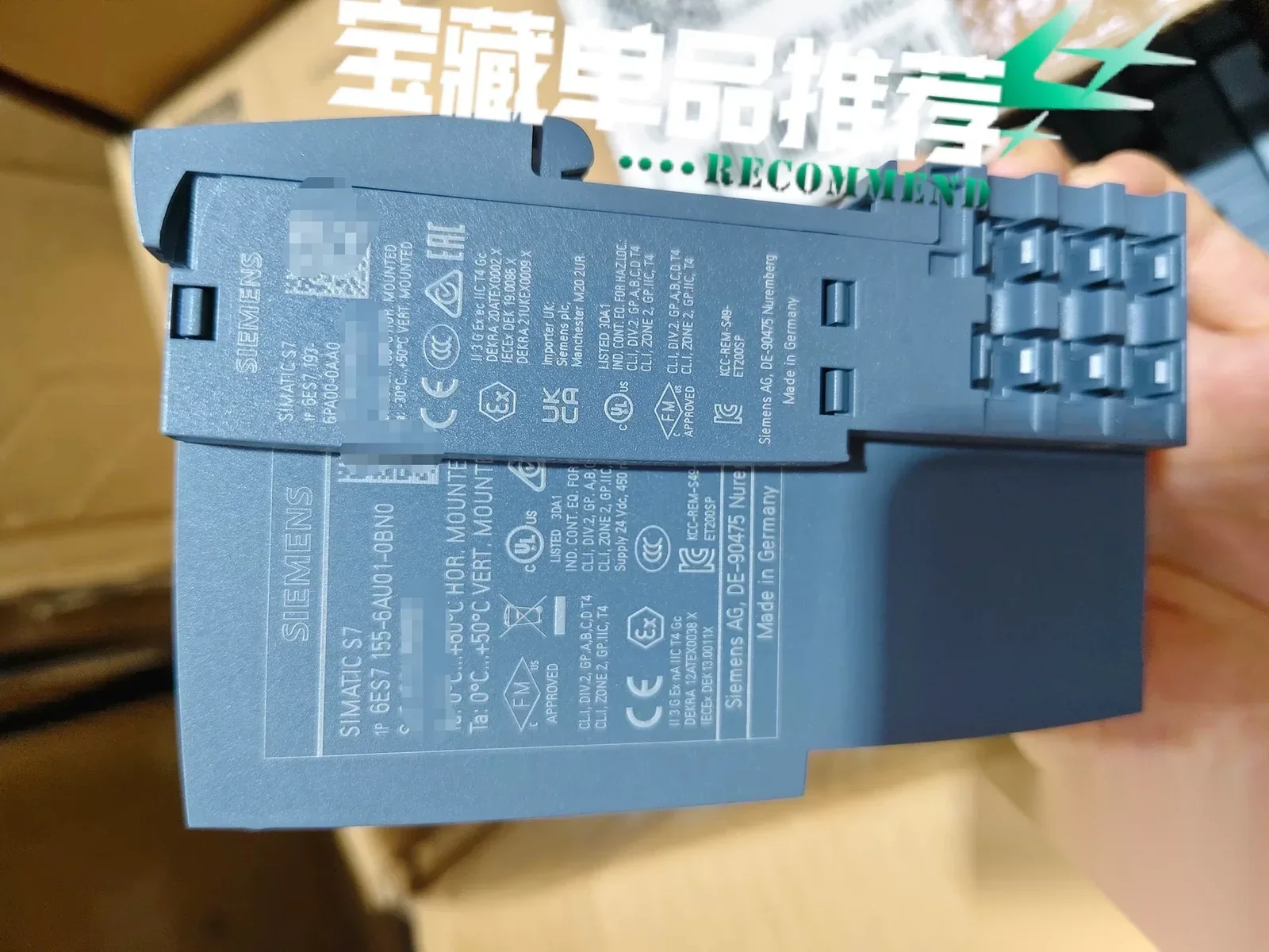 Siemens 6ES7155-5AU01-0BN0 Industrial Automation Component product photo 1